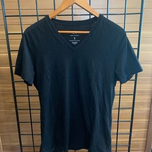 Plain Black Armani Exchange V Neck